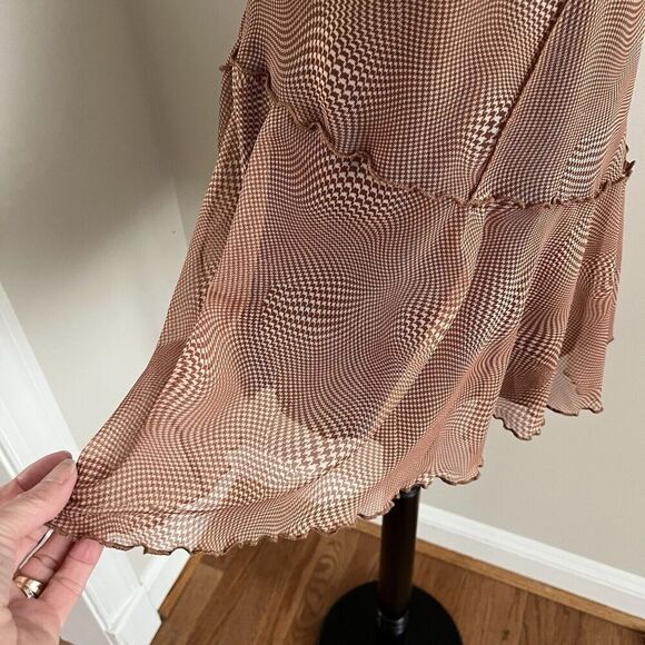 Urban Outfitters Moxie Mesh Mini Slip Dress M Whimsigoth Fairy Grunge goblin - Picture 10 of 15